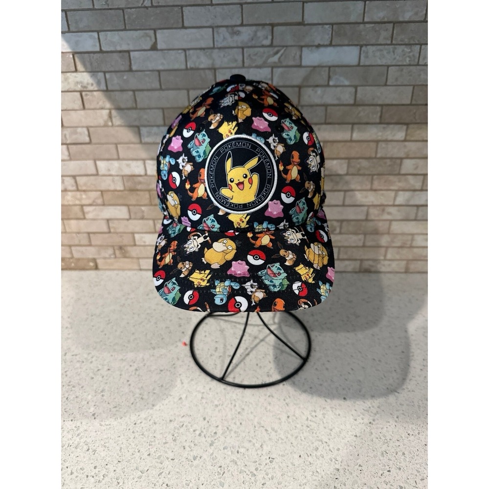 Gently Used Nintendo 2021 Kids Pokemon Snap Back Hat* Very Unique-Colorful